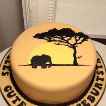 Motivtorte Geburtstag Afrika