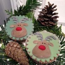 Cupcake Rudolf